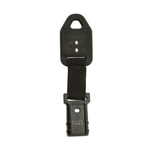 Klein Tools black plastic tool attachment strap