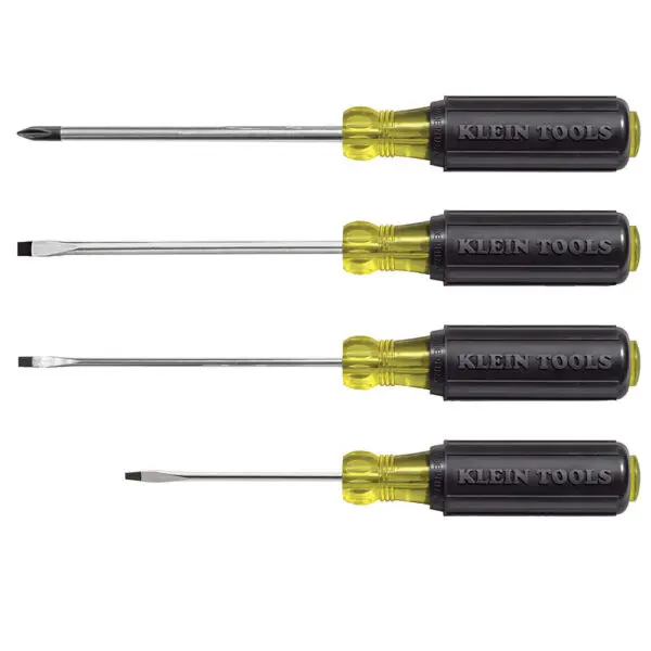 Screwdriver Set, Mini Slotted and Phillips, 4-Piece