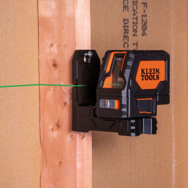 Rechargeable Self-Leveling Green Cross-Line Laser Level with Red Plumb - Image 4