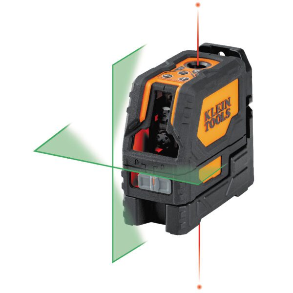 Rechargeable Self-Leveling Green Cross-Line Laser Level with Red Plumb