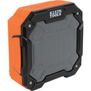 Orange Klein Tools rugged portable Bluetooth speaker
