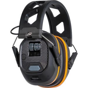 Electronic hearing protection earmuffs with controls