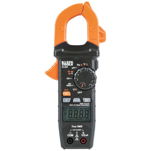 HVAC Digital Clamp Meter, AC Auto-Ranging 400 Amp - Image 5