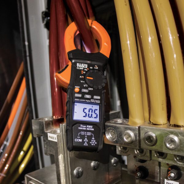 Digital Clamp Meter, AC Auto-Range TRMS, Low Impedance (LoZ), 2000 Amp - Image 4