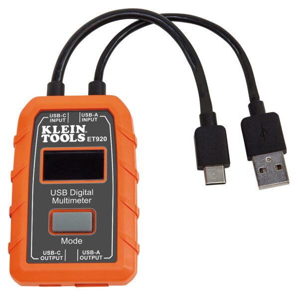 USB Digital Meter, USB-A and USB-C