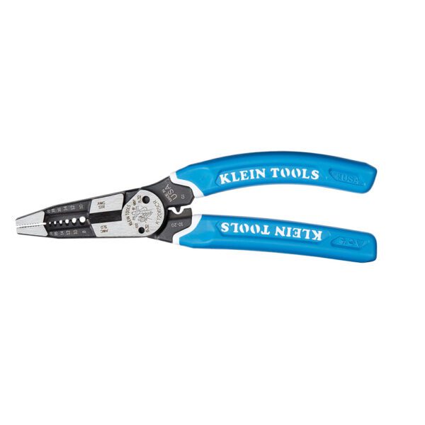 Klein-KurveÂ® Heavy-Duty Wire Stripper / Cutter / Crimper Multi Tool, 8-20 AWG - Image 2