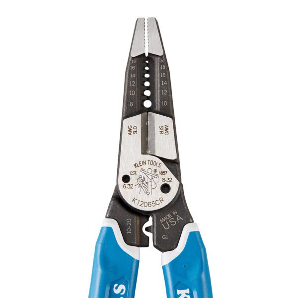 Klein-KurveÂ® Heavy-Duty Wire Stripper / Cutter / Crimper Multi Tool, 8-20 AWG - Image 3