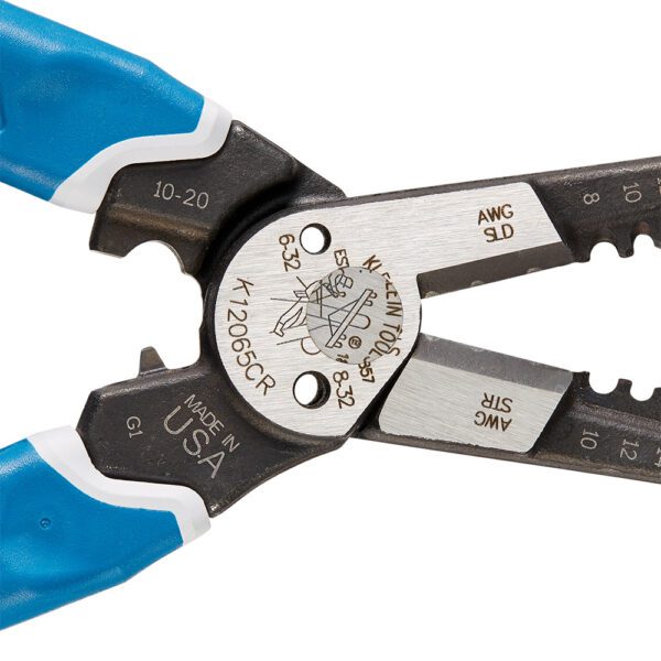 Klein-KurveÂ® Heavy-Duty Wire Stripper / Cutter / Crimper Multi Tool, 8-20 AWG - Image 4