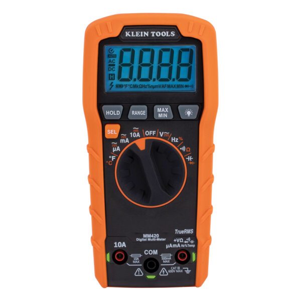 Digital Multimeter, TRMS Auto-Ranging, 600V, Temp - Image 6