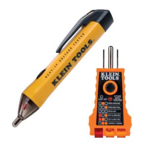 Voltage tester and circuit tester by Klein Tools.