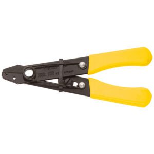 yellow-handled snap ring pliers tool