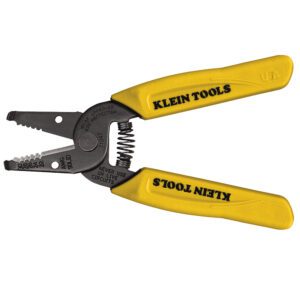 Klein Tools yellow-handled wire stripper pliers