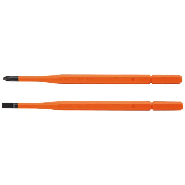 Screwdriver Blades, Insulated Single-End, 2-Pack