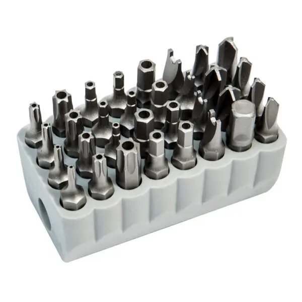 Tamperproof Bit Set, 32 Piece