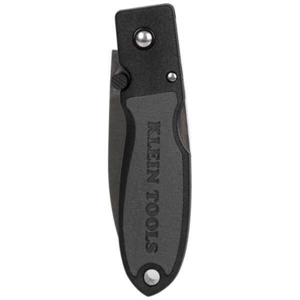 Lightweight Lockback Knife, 2-3/8-Inch Drop Point Blade, Black Handle - Image 3