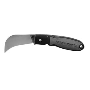Klein Tools curved blade pocket knife.