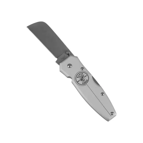 Lightweight Lockback Knife 2-1/2-Inch Coping Blade, Silver Handle - Image 2