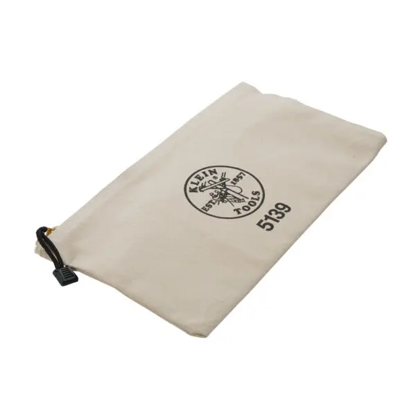 Zipper Bag, Canvas Tool Pouch to 12.5 x 7 x 0.7 -Inch - Image 5