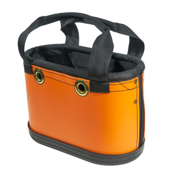 Hard-Body Bucket, 15-Pocket Oval Bucket, Orange/Black - Image 4