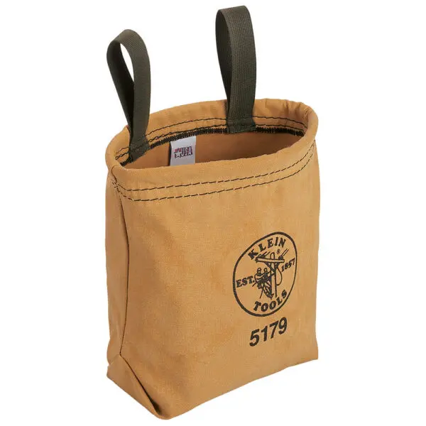 Tool Pouch, Water-Repellent Bag with Belt Loops, 7.5 x 7 x 3.5-Inch