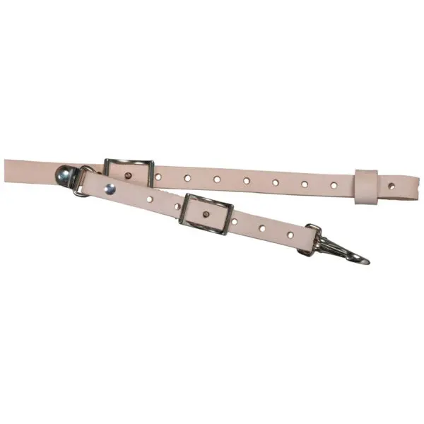 Soft Leather Work Belt Suspenders - Image 2