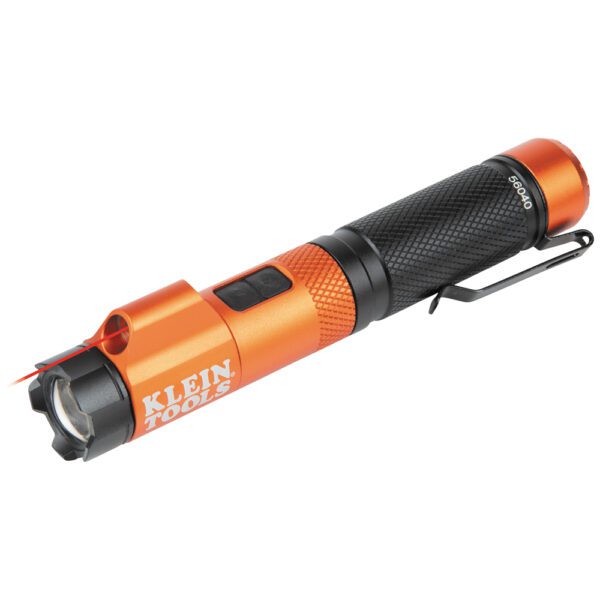 Rechargeable Focus Flashlight with Laser