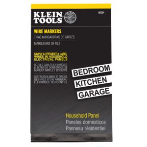 Klein Tools household panel wire markers packaging