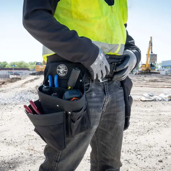 Electrician's Padded Tool Belt/Pouch Combo, 11-Pocket, 4-Piece, XL - Image 3