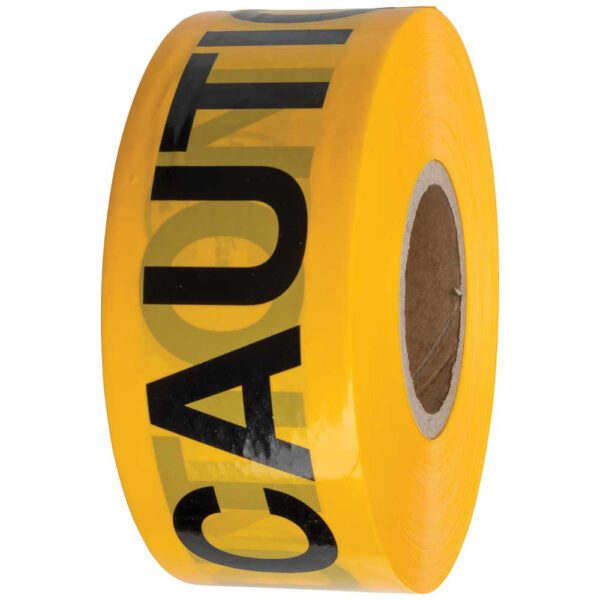 Caution Tape, Barricade, CAUTION, Yellow, 3-Inch x 1000-Foot - Image 2