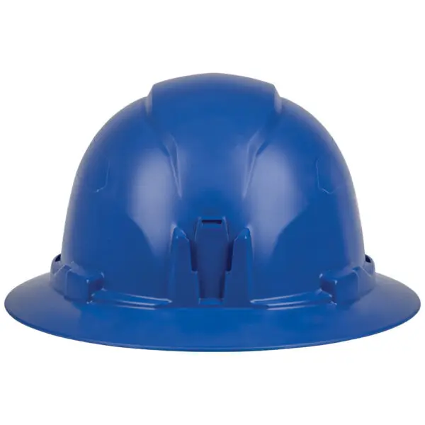 Hard Hat, Non-Vented, Full Brim Style , Blue - Image 4