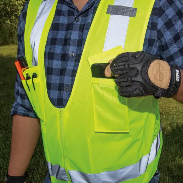 Safety Vest, High-Visibility Reflective Vest, M/L - Image 6