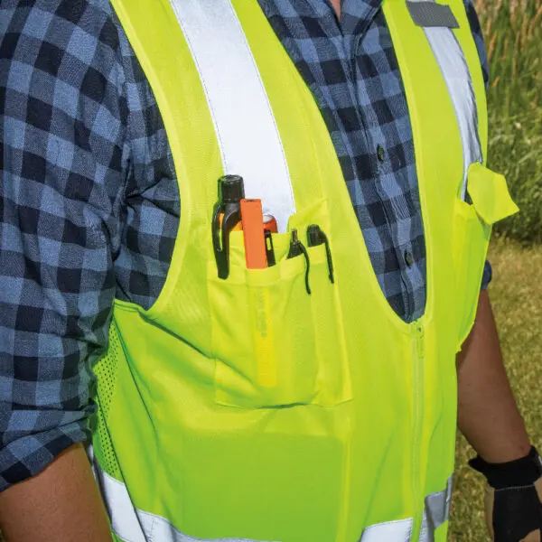 Safety Vest, High-Visibility Reflective Vest, M/L - Image 4