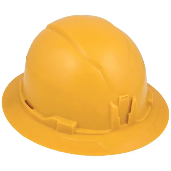 Hard Hat, Non-Vented, Full Brim Style, Yellow - Image 2