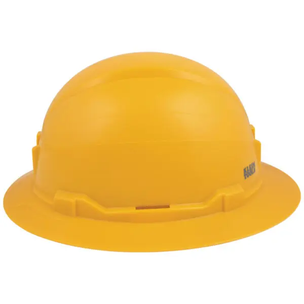 Hard Hat, Non-Vented, Full Brim Style, Yellow - Image 4