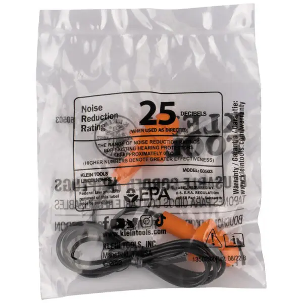 Corded Earplugs, 50-Pair Dispenser Pack - Image 4