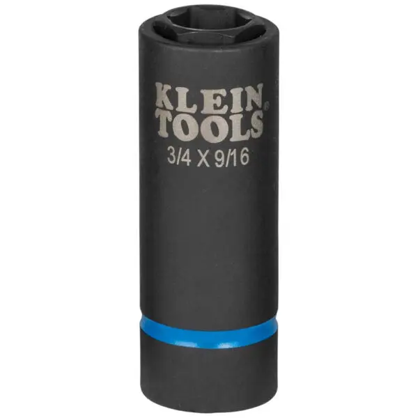 2-in-1 Impact Socket, 6-Point, 3/4 and 9/16-Inch