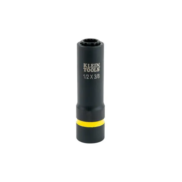 2-in-1 Impact Socket, 12-Point, 1/2 and 3/8-Inch