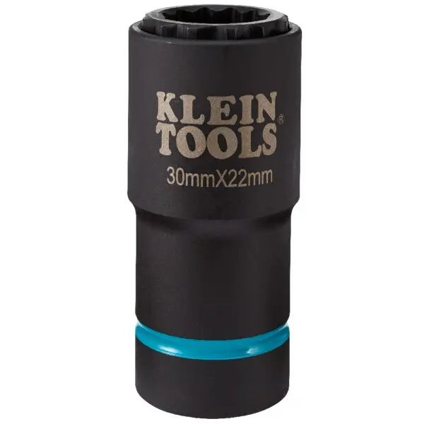 2-in-1 Metric Impact Socket, 12-Point, 30 x 22 mm