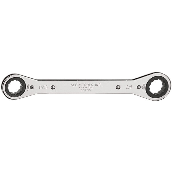 Ratcheting Box Wrench 11/16 x 3/4-Inch