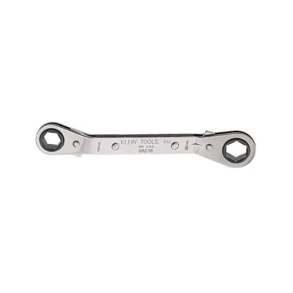 Reversible Ratcheting Box Wrench, 1/2 x 9/16-Inch