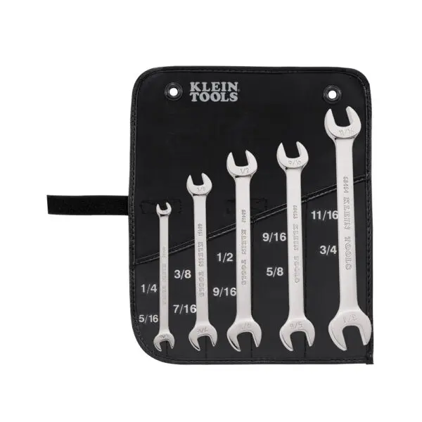 Open-End Wrench Set, 5-Piece