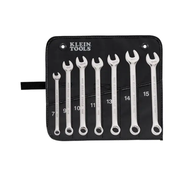 Combination Wrench Set, Metric, 7-Piece