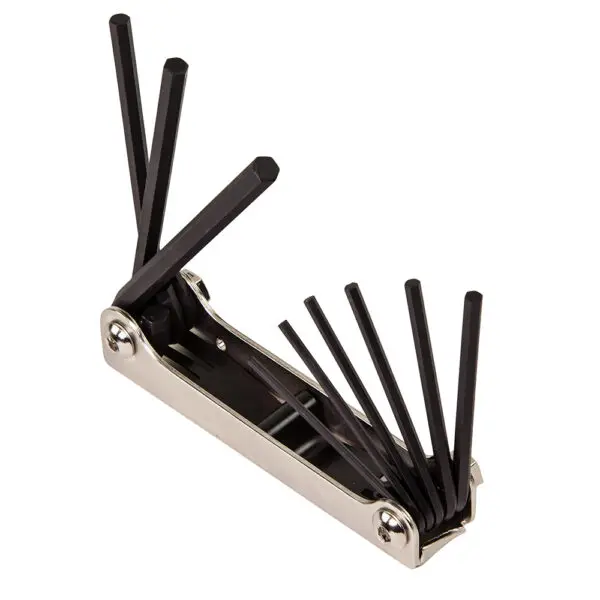 Folding Hex Key Set, 9-Key, SAE Sizes - Image 2