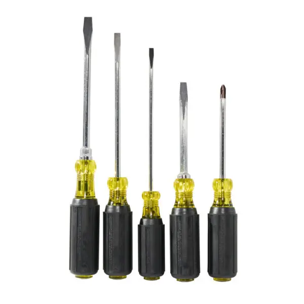 Screwdriver Set, Slotted and Phillips, 5-Piece - Image 4