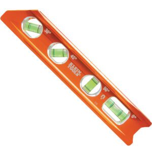 Orange Klein Tools angle level tool.