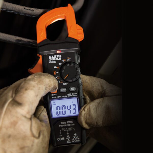 Digital Clamp Meter, AC Auto-Range TRMS, Low Impedance (LoZ), Auto Off - Image 2