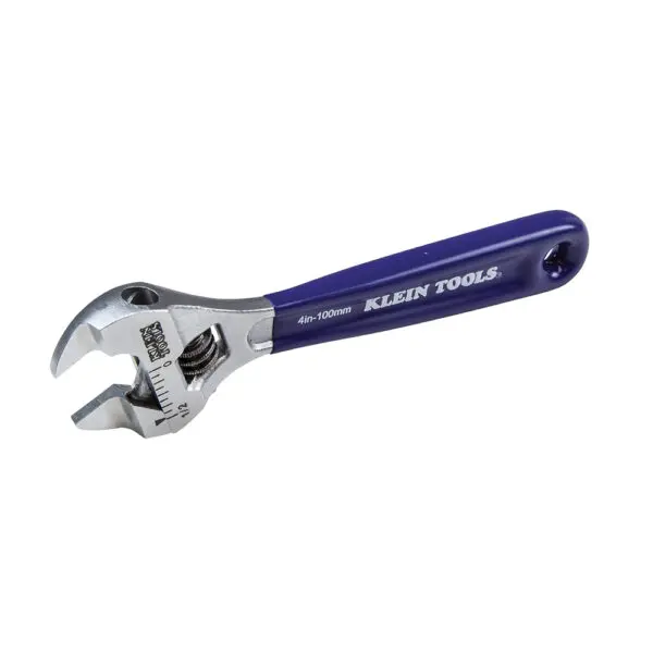 Slim-Jaw Adjustable Wrench, 4-Inch - Image 4