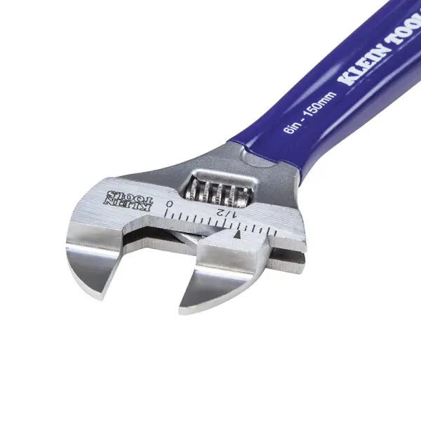 Slim-Jaw Adjustable Wrench, 6-Inch - Image 4