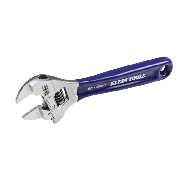 Slim-Jaw Adjustable Wrench, 6-Inch - Image 5