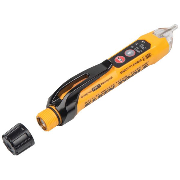 Dual Range Non-Contact Voltage Tester with Flashlight, 12 - 1000V AC - Image 5